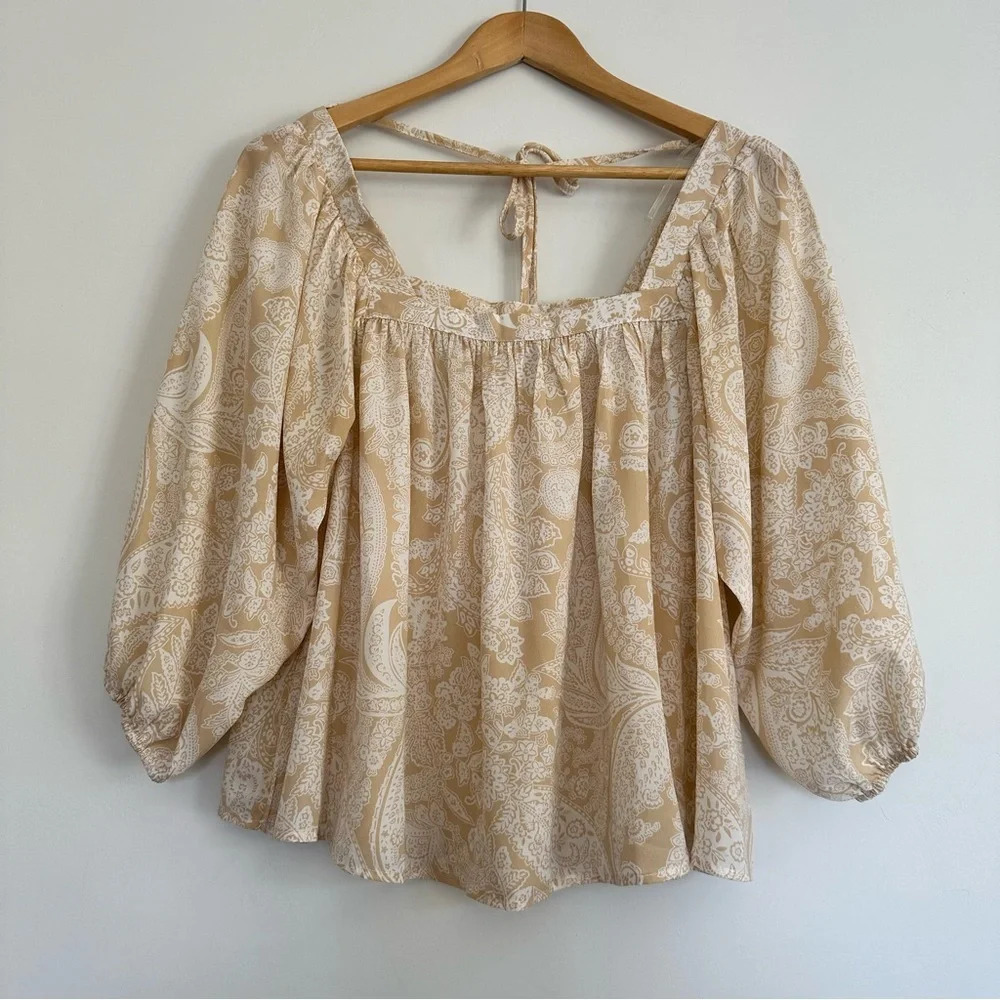 Made With Love Bohemian Blouse Size: M